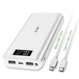 Xiaomi Power Bank 30000mAh Portable Charger Waterproof Bateria Portatil Powerbank for Huawei Iphone External Battery Double USB