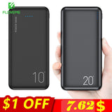 FLOVEME Power Bank 10000mAh Portable Charging PowerBank 20000 mAh USB PoverBank External Battery Charger For Xiaomi Mi 9 iPhone