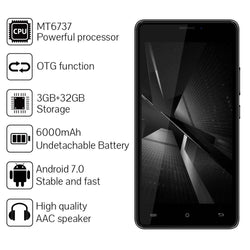 CUBOT H3 SmartPhone 3GB RAM 32GB ROM 5.0