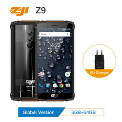 ZJI ZOJI Z9 IP68 Waterproof Smartphone Octa Core 5.7 inch 6GB RAM 64GB ROM 5500mAh B20 4G FDD LTE B20 Full Bands Mobile Phone