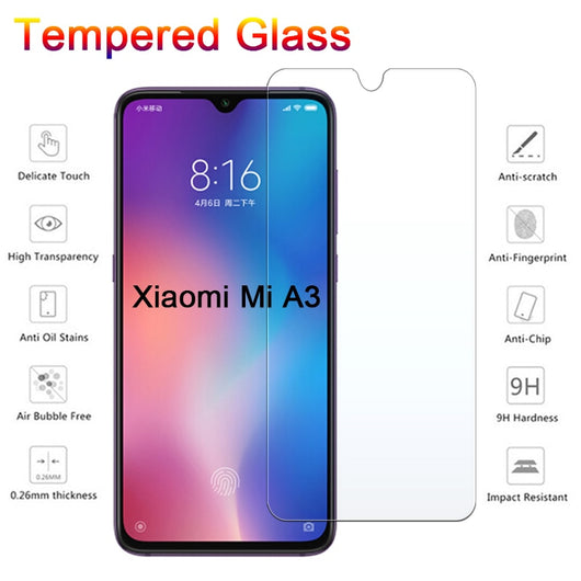 9H Tempered Glass for Xiaomi Mi A3 Screen Protector for Xiaomi Mi CC9 Hard Protective Glass for Xiomi Mi A3 Lite CC9e A 3 Film