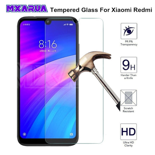 9H Tempered Glass For Xiaomi Redmi 7 7A 6 Pro 6A S2 Screen Protector Protective Glass on Redmi note 7 8 6 K20 Pro Glass Film