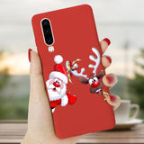 For Huawei Honor 10 10i 20i 20Lite 9 Lite 20 20 Pro 8C 8X 8S 8A Mate 10 Lite Happy New Year Deer Case For Honor 7A Pro 7C AUM-L4