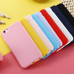 Candy color simple matte phone case for xiaomi 6 MIX2 2S NOTE3 8SE case for redmi 4A 4X 5 5A NOTE4X cute phone cover