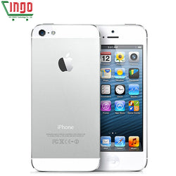 Unlocked Original iPhone 5 16GB/32GB/64GB ROM Dual-core 3G 4.0 inches Screen 8MP Camera iCloud WIFI GPS IOS OS Cell Phones