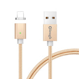 Elough E04 Magnetic Charger Cable For iPhone 5 5s 6 6s 7 Plus Phones Fast Charge Max 2.4A Nylon Magnet Charger Data Cables Wire