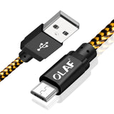 OLAF Micro USB Cable 1m 2m 3m Fast Charge USB Data Cable for Samsung S6 S7 Xiaomi 4X LG Tablet Android Mobile Phone USB Charging