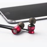 GGMM C300 Metal Stereo Earphone Headset Noise Isolating In-ear Music Earbuds with Microphone for Mobile Phone HD HiFi Earphone