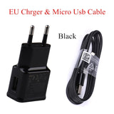 for Samsung Galaxy J1 J3 J5 J7 A3 A5 A7 2015 2016 2017 S5 S6 S7 Edge S8 Plus Phone Charger Adapter 5V 2A Fast charger cable