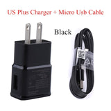 for Samsung Galaxy J1 J3 J5 J7 A3 A5 A7 2015 2016 2017 S5 S6 S7 Edge S8 Plus Phone Charger Adapter 5V 2A Fast charger cable