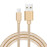 REZ Micro USB Cable 2.4A Fast Data Sync Charging Cable For Samsung Huawei Xiaomi LG Andriod Microusb Mobile Phone Cables