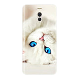 Phone Case For Meizu M6 M6S M5C M5 M5S M3S M3 M2 Soft Silicone TPU Cute Cat Painted Back Cover For Meizu M6 M5 M3 M2 Note Case